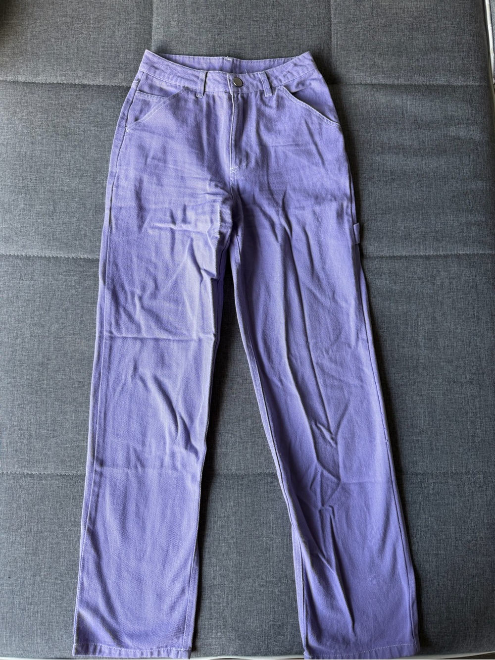 Straight-Leg Women's Jeans in Lavender Purple
